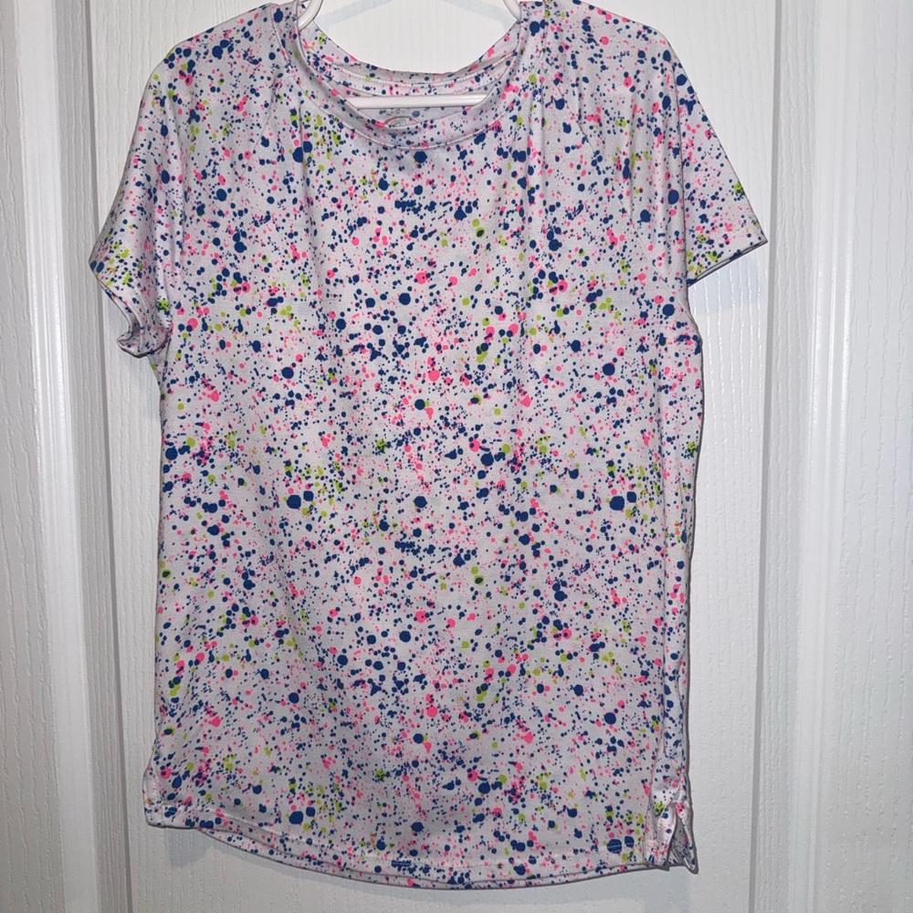 Vibrant Splatter Print Kids Tee